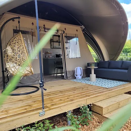Glampinglodge 2 Pers Met Hottub Parque de vacaciones Meerssen